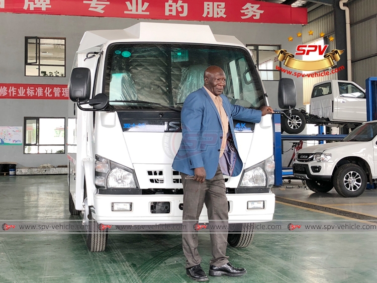 Armored Truck ISUZU - Onsite Inspection by Client